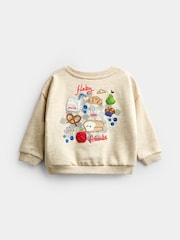 JoJo Maman Bébé Appliqué Sweatshirt & Jogger Set - Immagine 3 di 6