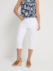 M&Co White Capri Jeans - Image 1 of 4