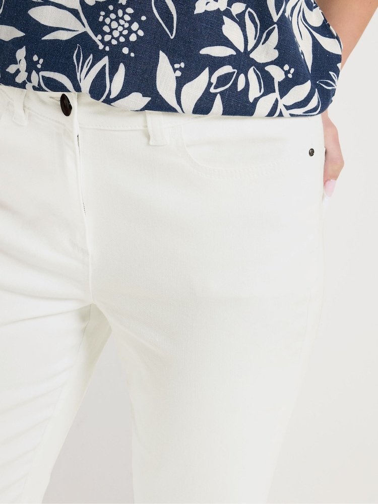M&Co White Capri Jeans - Image 4 of 4