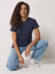 M&Co Black Short Sleeve Crew Neck T-Shirts 3 Pack - Image 2 of 10