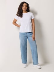 M&Co Black Short Sleeve Crew Neck T-Shirts 3 Pack - Image 5 of 10