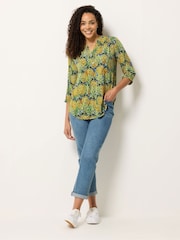 M&Co Yellow Half Placket Shirt - Image 2 of 5