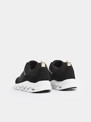 Yours Curve Black/White Extra Wide Fit Contrast Chunky Runner Trainers - Image 4 of 5