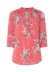 M&Co Orange Half Placket Shirt - Image 5 of 5