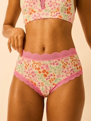 Stripe & Stare Pink High Rise 4 Pack - Image 2 of 7