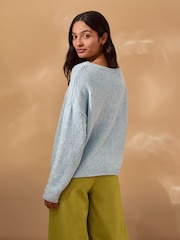 Celtic & Co. Linen Blend Boat Neck Jumper - Imagen 2 de 9