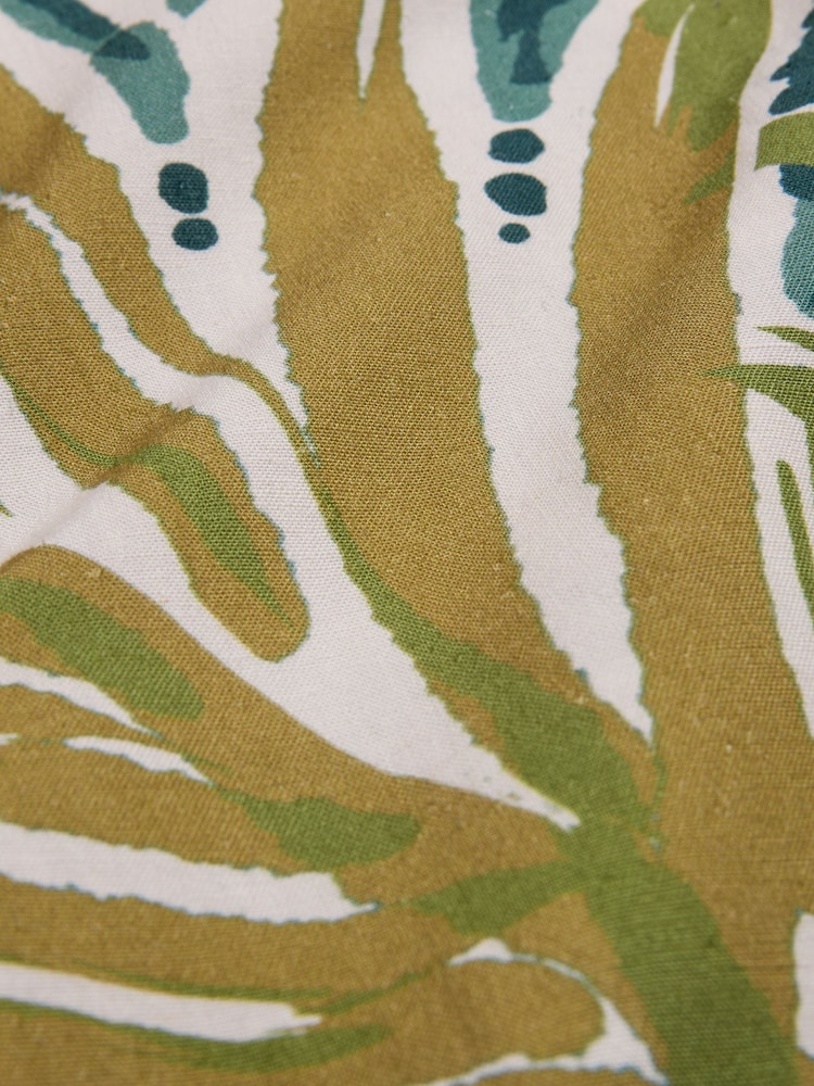 Swingové maxi šaty Celtic & Co. z lněné směsi bez rukávů a s výstřihm do V - Obrázek 9 z 9