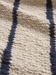 Celtic & Co. Blue Linen Blend Drop Stitch Cardigan - Image 5 of 5