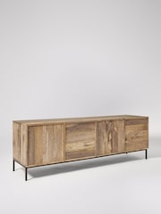 Swoon Light Brown Melvyn Mango Wood Media Unit - Image 3 of 6