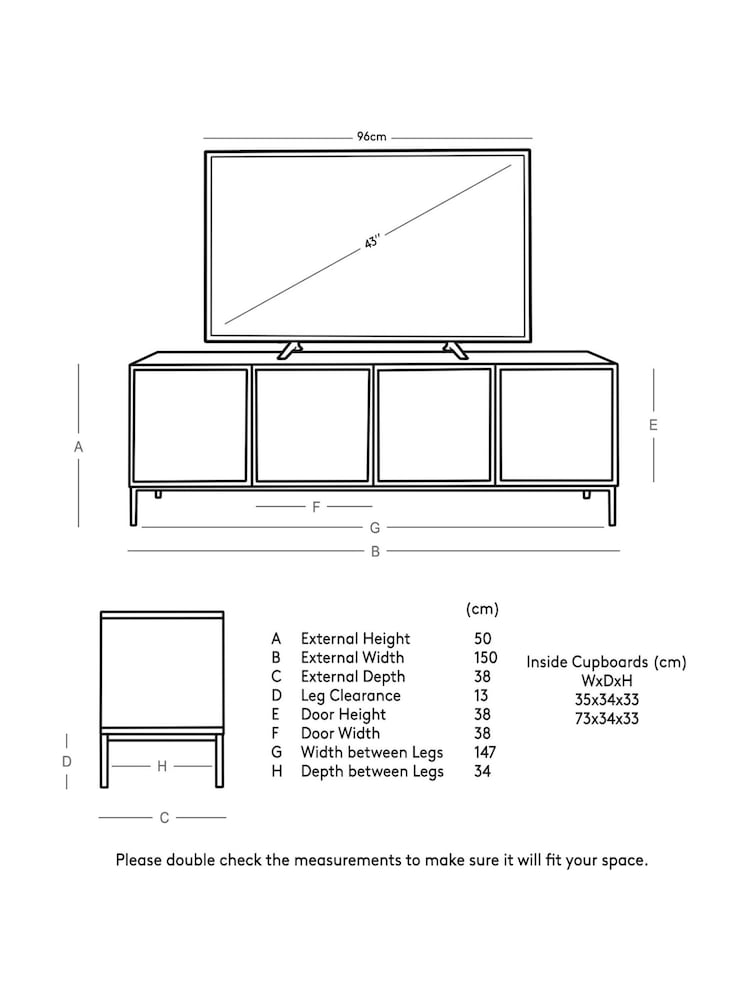 Swoon Light Brown Melvyn Mango Wood Media Unit - Image 6 of 6