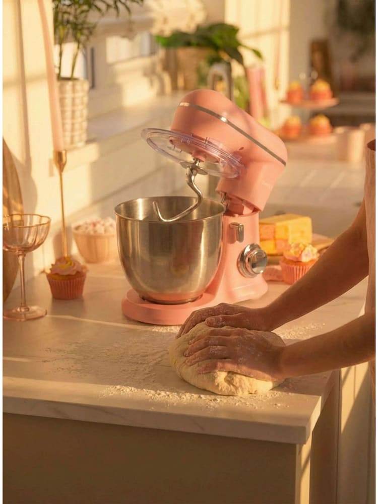 Salter Pink British Bakes Stand Mixer - Image 2 of 8