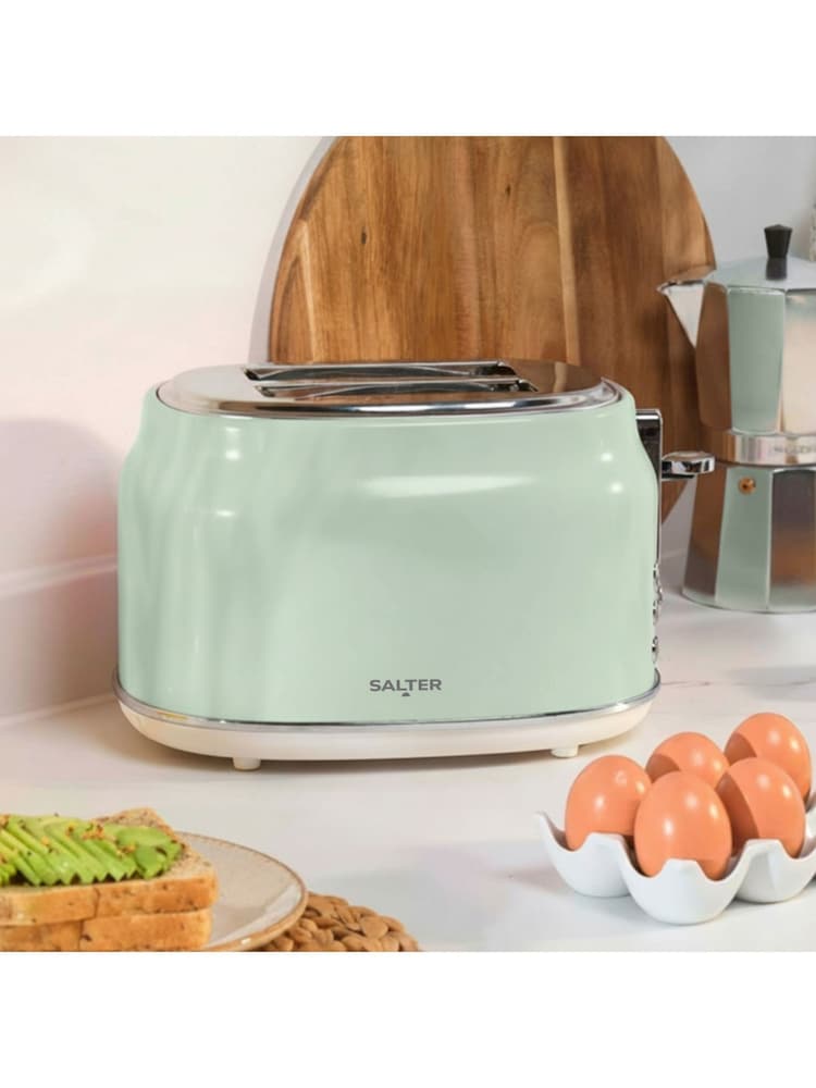 Salter Green Retro 2-Slice Toaster - Image 1 of 6