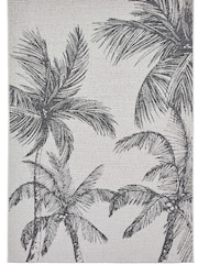 Think Rugs Beige Miami A444 Botanical Outdoor Rug - Image 3 of 6