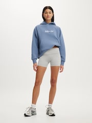 Cotton On Blue Plush Premium Graphic Raglan Hoodie - Image 4 of 5