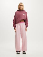 Cotton On Pink Plush Premium Graphic Raglan Hoodie - Image 3 of 5