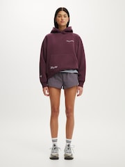 Cotton On Purple Plush Premium Graphic Raglan Hoodie - Image 3 of 5