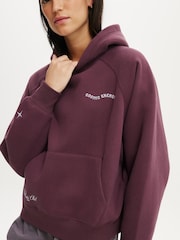 Cotton On Purple Plush Premium Graphic Raglan Hoodie - Image 5 of 5