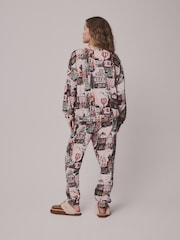 Pink Hot Air Balloon Long Sleeve Pyjamas - Image 4 of 6