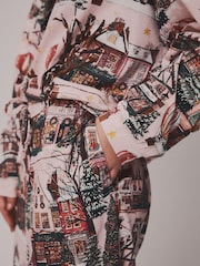Pink Hot Air Balloon Long Sleeve Pyjamas - Image 5 of 6