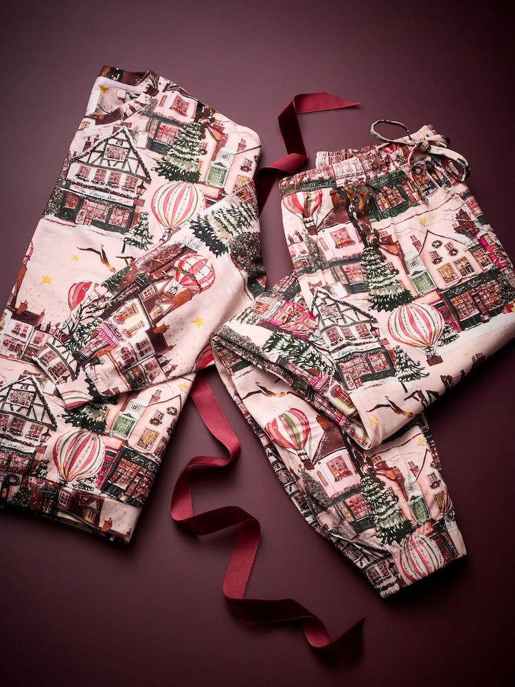 Pink Hot Air Balloon Long Sleeve Pyjamas - Image 6 of 6 Pink Hot Air Balloon Long Sleeve Pyjamas - Image 6 of 6