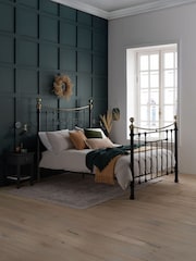 Birlea Black Bronte Bed - Image 1 of 8