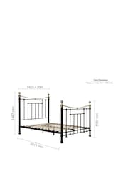 Birlea Black Bronte Bed - Image 7 of 8
