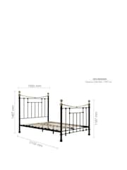 Birlea Black Bronte Bed - Image 8 of 8