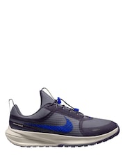 Nike Grey/Blue Youth Star Runner Utility Trainers - Image 1 of 3
