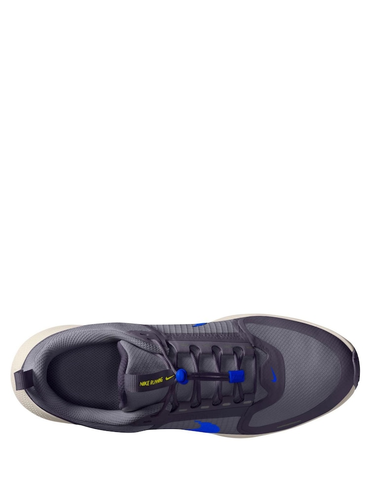 Nike Grey/Blue Youth Star Runner Utility Trainers - Image 2 of 3