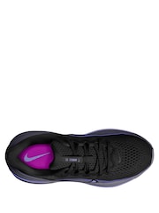Nike Black/Purple Youth Winflo 12 Running Trainers - Image 2 of 3