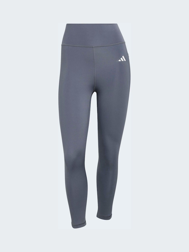 adidas Grey Optime Essentials Stash Capri Leggings - Image 6 of 6