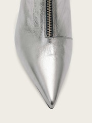 AllSaints Silver Natasha Metallic Boots - Image 5 of 5