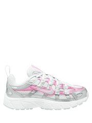 Nike White/Pink Foam Junior P6000 Trainers - Image 1 of 3