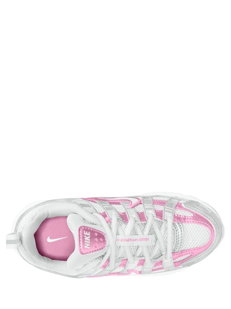 Nike White/Pink Foam Junior P6000 Trainers - Image 2 of 3 Nike White/Pink Foam Junior P6000 Trainers - Image 2 of 3