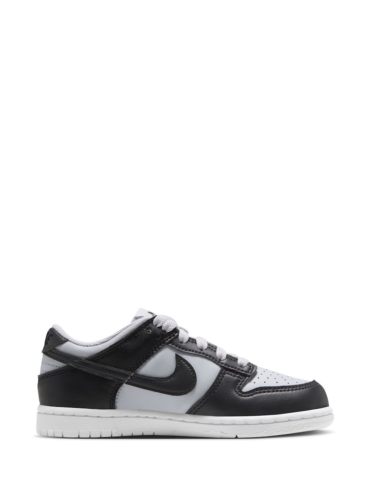 Nike Dark Grey White Junior Dunk Low Trainers - Image 2 of 8 Nike Dark Grey White Junior Dunk Low Trainers - Image 2 of 8