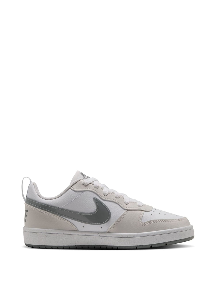 Weiß - Nike Youth Court Borough Niedrige Turnschuhe - Bild 1 von 5