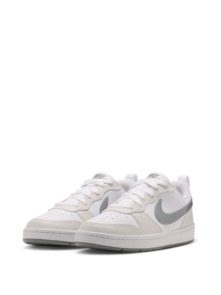 Weiß - Nike Youth Court Borough Niedrige Turnschuhe - Bild 2 von 5