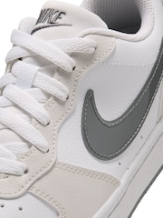 Weiß - Nike Youth Court Borough Niedrige Turnschuhe - Bild 4 von 5