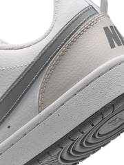 Weiß - Nike Youth Court Borough Niedrige Turnschuhe - Bild 5 von 5