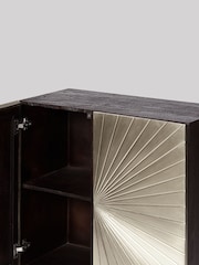 Swoon Silver Ziggy Mango Wood Two Door Cabinet - Image 4 of 7