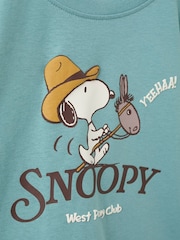 Mango Blue Snoopy Printed T-Shirt - Image 3 of 4