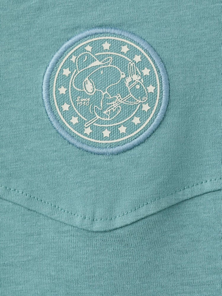 Mango Blue Snoopy Printed T-Shirt - Image 4 of 4