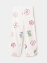 Mango White Embroidered Trousers - Image 3 of 5