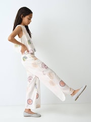 Mango White Embroidered Tank Top - Image 3 of 7