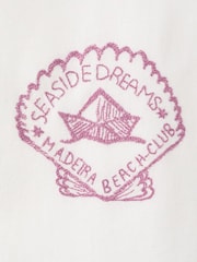 Mango White Embroidered Tank Top - Image 7 of 7