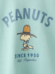 Mango Green Snoopy Frill Hem T-Shirt - Image 3 of 4