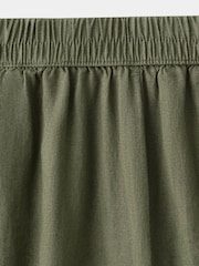 Mango Green Linen Blend Balloon Trousers - Image 3 of 4