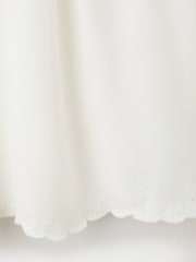 Mango White Shirred Strappy Playsuit - Image 4 of 4