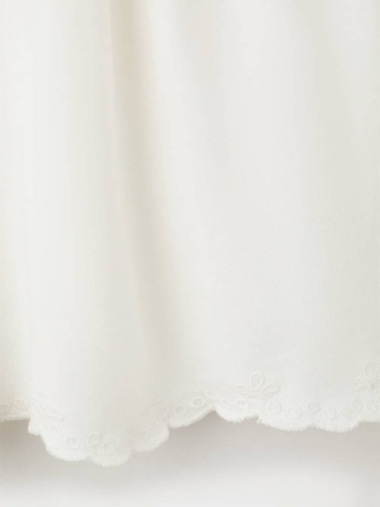 Mango White Shirred Strappy Playsuit - Image 4 of 4