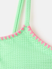 Mango Green Stitch Detail Bikini - Image 3 of 3